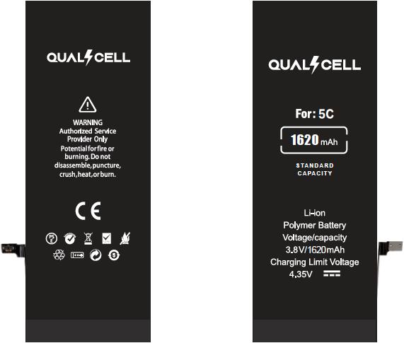 Actual product image Ferryxpress Replacement Battery - Battery Compatible for iPhone 5C (1620 mAh)