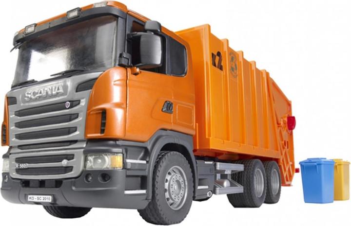 Actual product image Bruder Scania R-series refuse truck