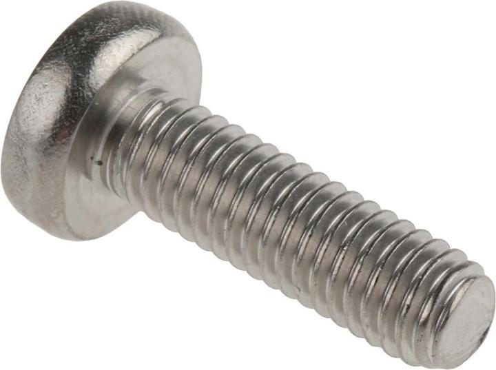 Produktbild RS PRO Schrauben Linsenkopf A4 Kreuz M6x20mm