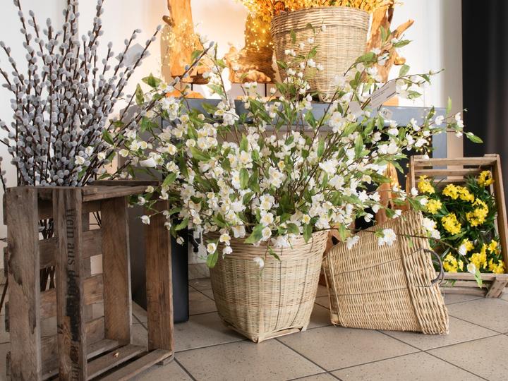 Produktbild Europalms Kirschzweig, künstlich, weiss, 60cm (60 cm)