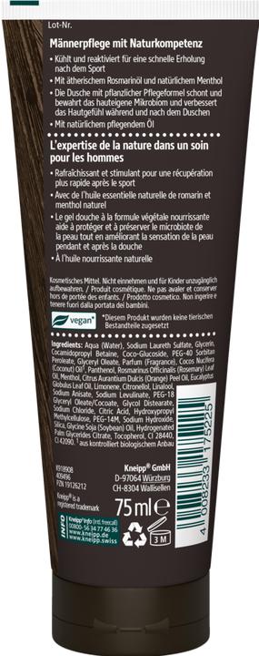 Produktbild Kneipp MEN 2in1 Dusche Sport MINI (75 ml)