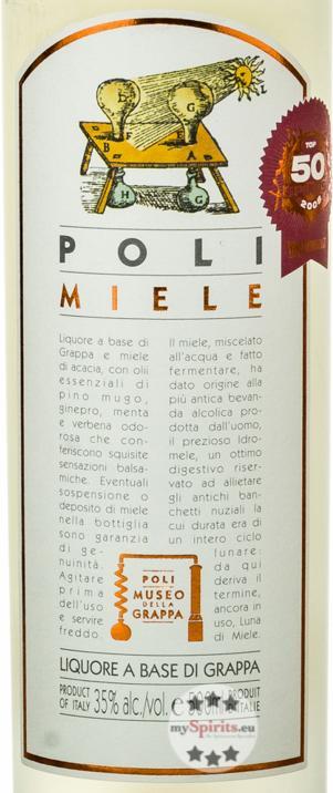 Image du produit Poli Miele Museo della Grap. Grappa au miel