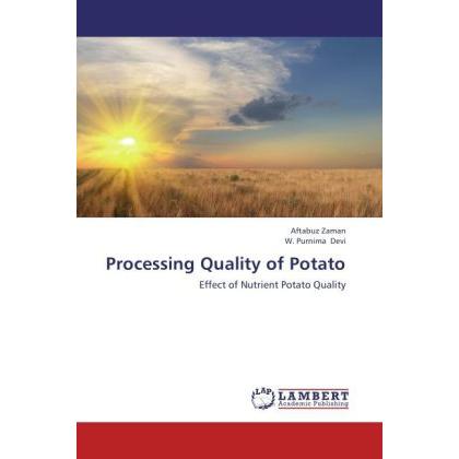 Thumbnail - Processing Quality of Potato, Fachbücher von Aftabuz Zaman, W. Purnima Devi