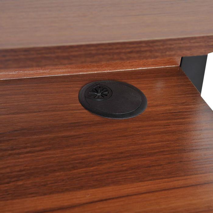 Produktbild Homcom Schreibtisch in Walnuss-Optik (84 x 45 x 85 cm)