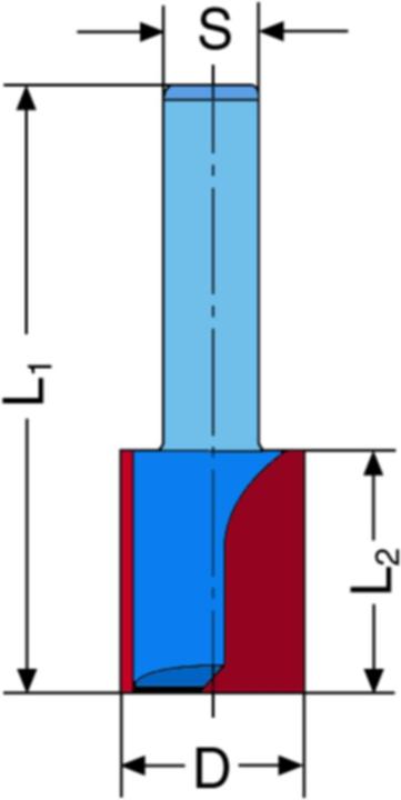Produktbild Nutfräser HM 8mm