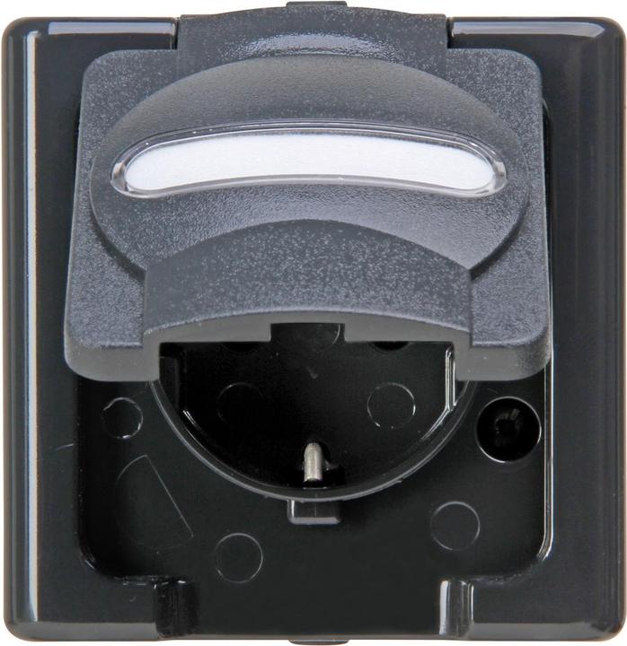 Produktbild Kopp APWG Blue Electric 1033.1500.7 Schutzkontakt-Steckdose anthrazit