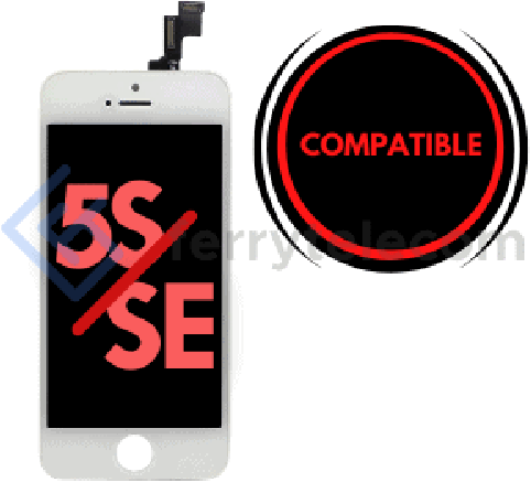 Produktbild Ferryxpress iPhone 5S/SE Kompatibel LCD Assembly Display Bildschirm (Display, iPhone 5S, iPhone SE)