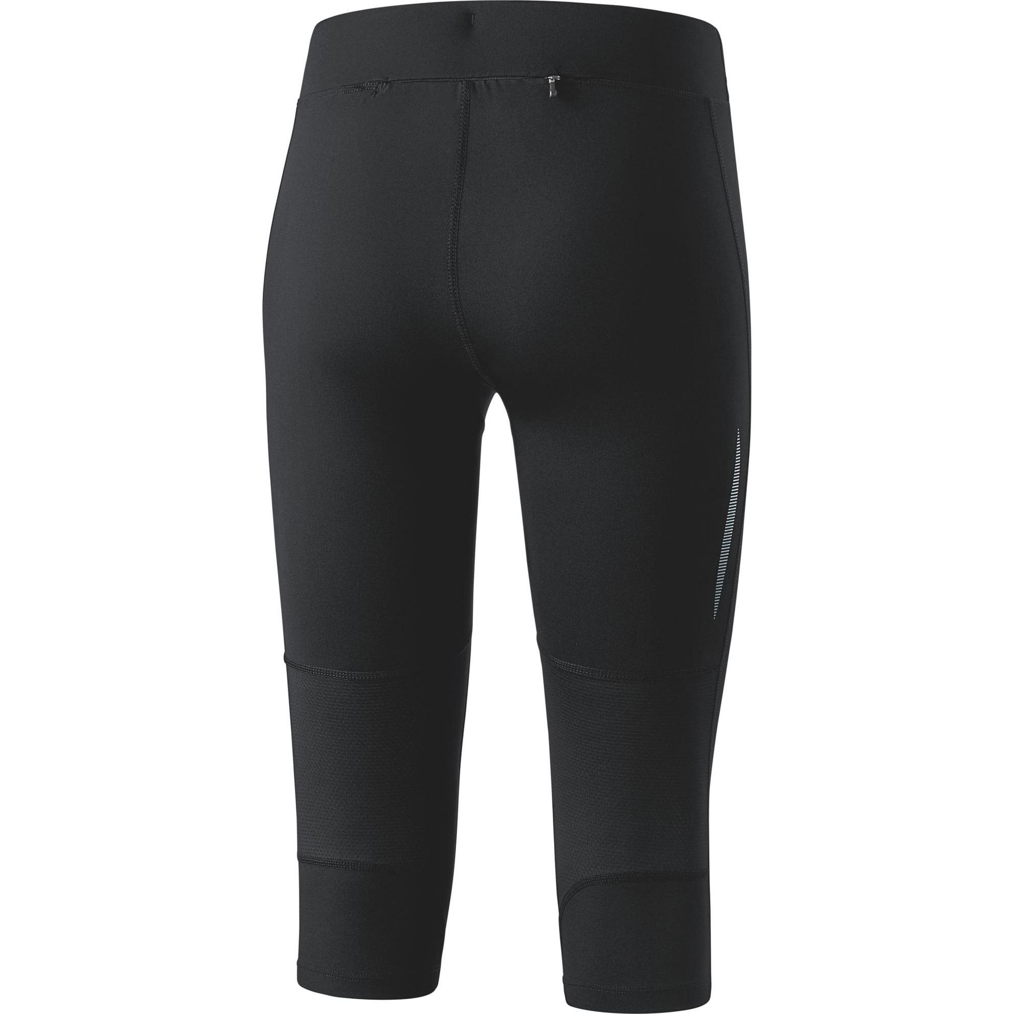 Thumbnail - Erima, Damen, Sporthose, Performance 3/4 Laufhose (38), Schwarz, 38