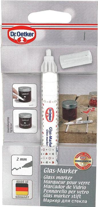 Produktbild Dr. Oetker Glas Marker (1x)