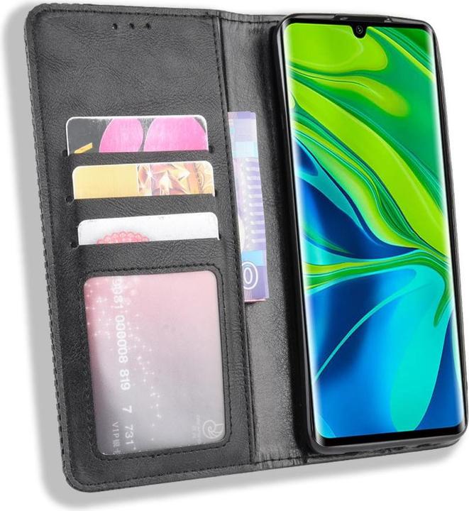 Produktbild Cover-Discount Xiaomi Mi Note 10 / 10 Pro - Stand Flip Case Hülle schwarz (Xiaomi Mi Note 10, Xiaomi Mi Note 10 Pro)