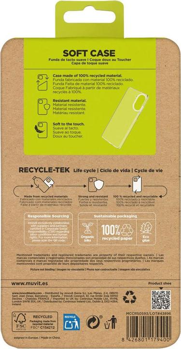 Produktbild Muvit Handyhülle for Change Xiaomi Redmi A5 4G Durchsichtig (Xiaomi Redmi A5 4G)