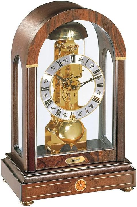 Hermle Mechanical Skeleton Style Table Clock with 14-Day Run