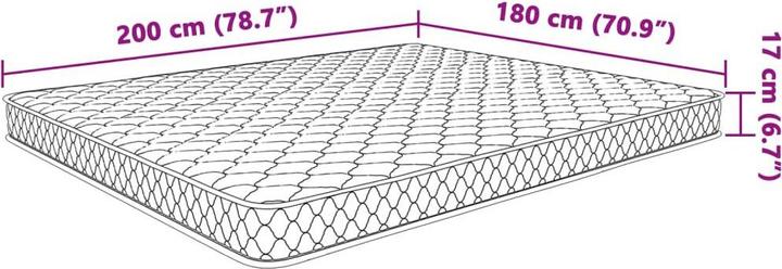 Actual product image vidaXL Schaum Matratze (Foam core, 160 x 200 cm)