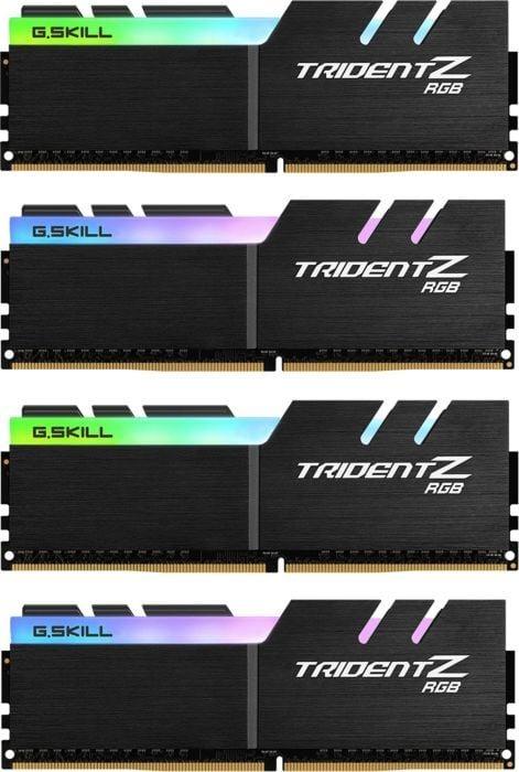 Immagine prodotto G.Skill Trident Z RGB (4 x 8GB, 3600 MHz, DDR4-RAM, DIMM)