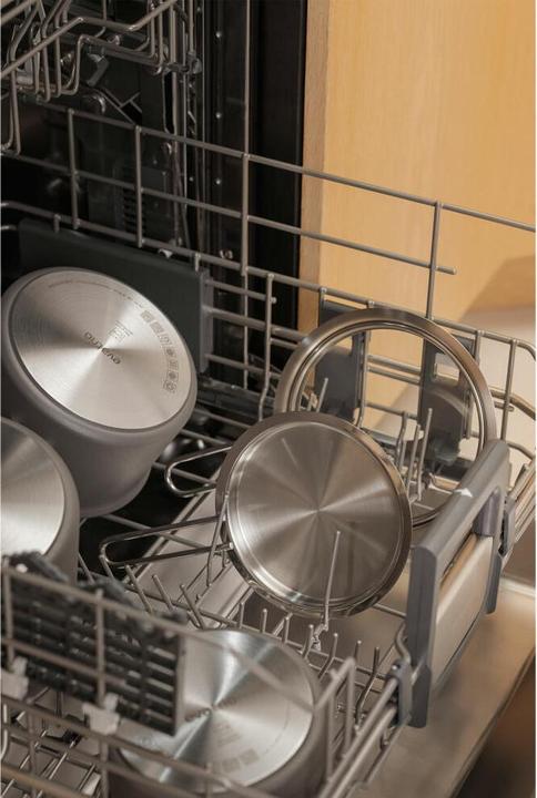 Produktbild Eva Solo Eva Trio - Glasdeckel - Brushed steel - 16 cm (16 cm, Glas, Metall)