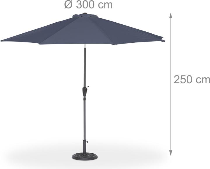 Produktbild Relaxdays Sonnenschirm (3 m)