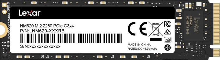 Produktbild Lexar NM620 (1000 GB, M.2 2280)