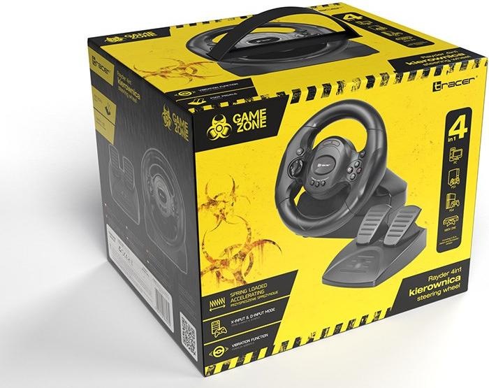Produktbild Tracer Rayder 4 in 1 Steuerrad (PC, PS3, Xbox One S, PS4)
