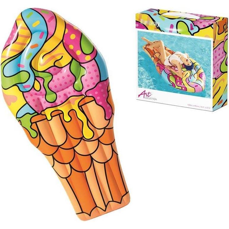 Thumbnail - Bestway inflatable mattress Ice cream POP 1.88mx 95cm, 43185