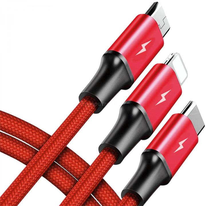 Produktbild Unitek USB-A – USB-C, Lightning, USB Micro B (1.20 m, USB 3.2 Gen 1)