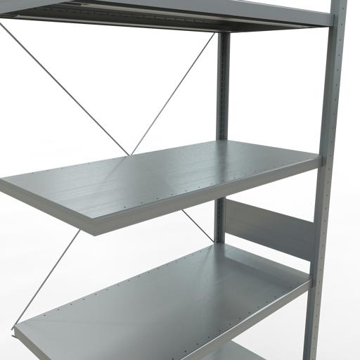 Actual product image Schulte Lagertechnik MULTIplus330 boltless bay system with cross brace