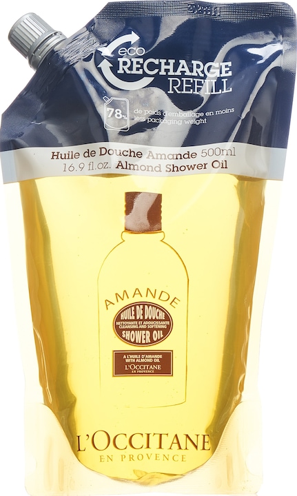 L'Occitane Mandel Duschöl Nachfüllpackung (500 ml)
