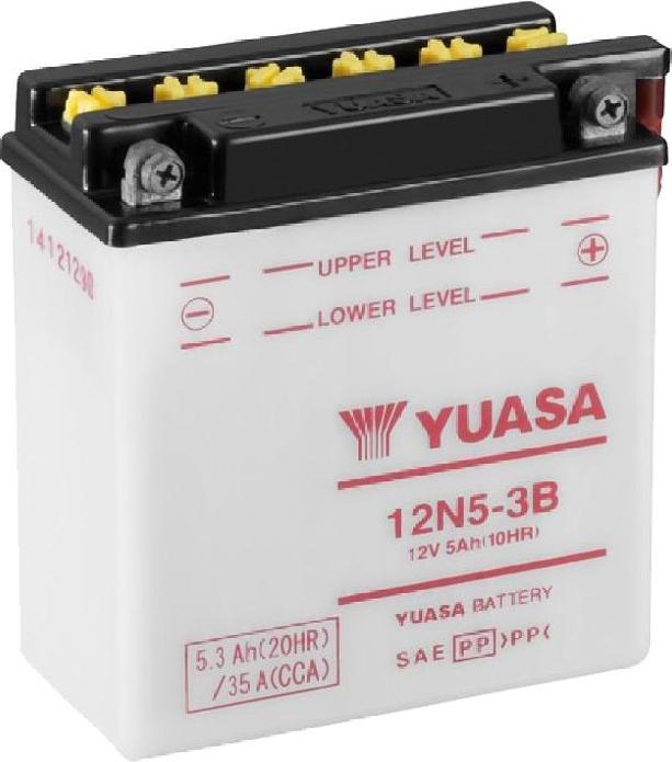 Actual product image Yuasa Motorradbatterie 12V 5Ah 35A (12 V, 5 Ah)