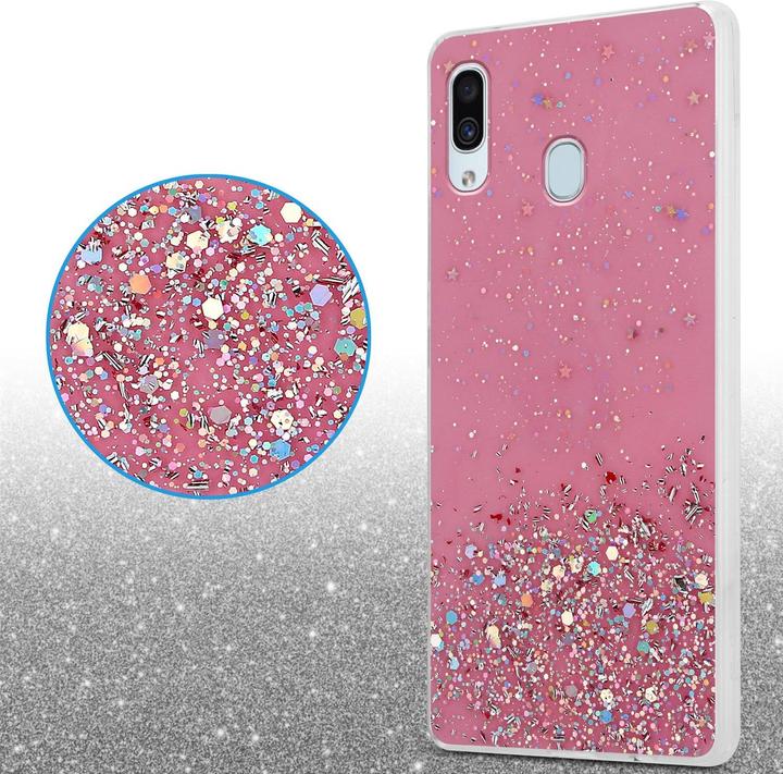Image du produit Cadorabo Couverture TPU paillettes scintillantes (Samsung Galaxy A40)