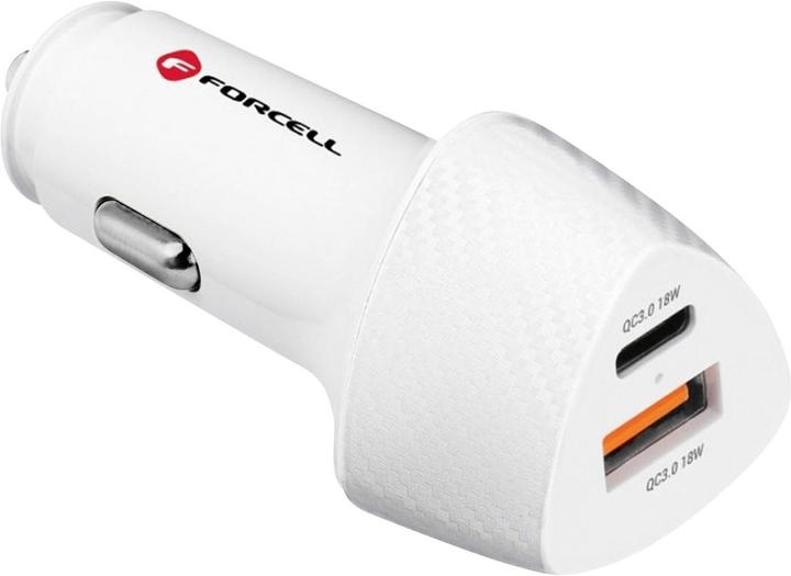 Produktbild Forcell USB + USB-C 38W Autoladegerät