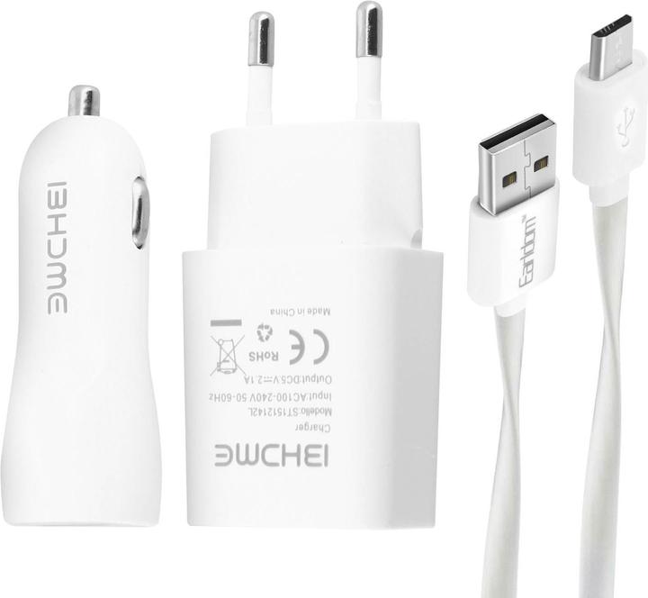 Actual product image Avizar 3-in-1 Charger Set + Micro USB Cable