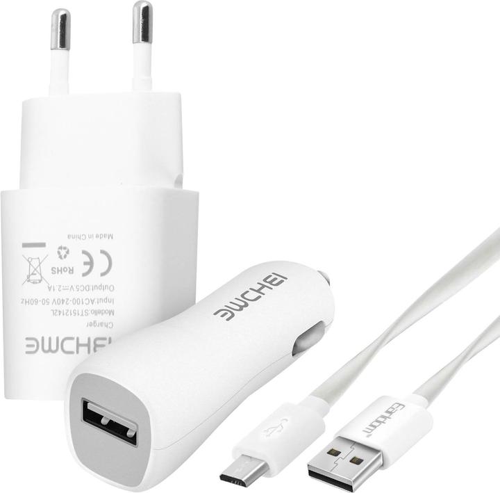 Actual product image Avizar 3-in-1 Charger Set + Micro USB Cable