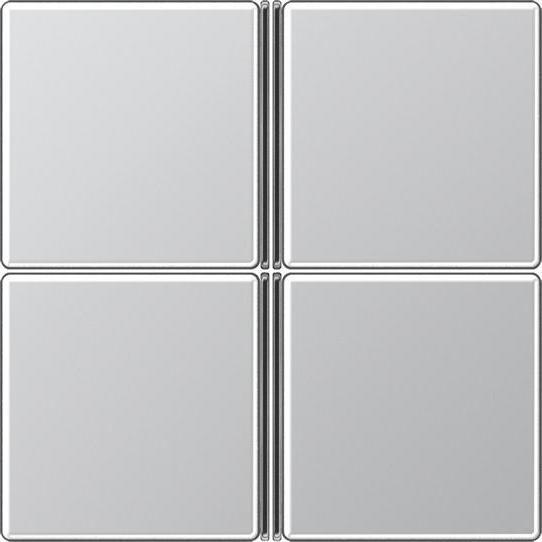 JUNG Taste 4t Schalt/Dimm A alu glz A404TSAAL (A404TSAAL)