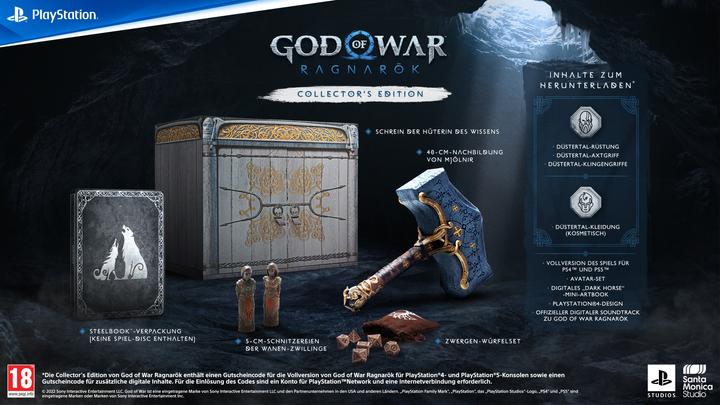 Actual product image Sony God of War: Ragnarok Collector's Edition (PS4, PS5, Multilingual)