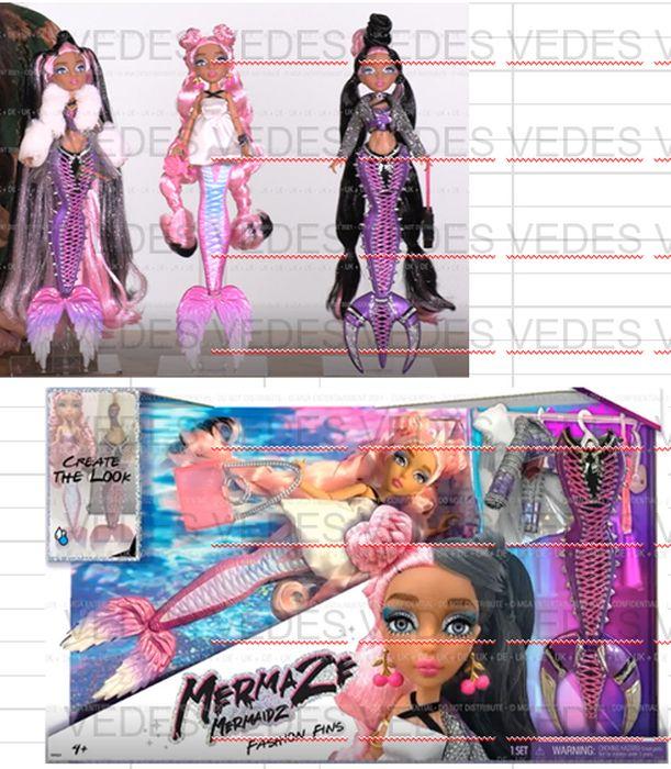 Actual product image MGA Mermaze Mermaidz Fashion Fins Doll
