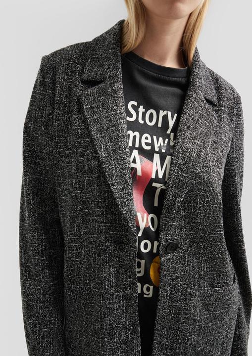 Immagine prodotto s.Oliver Indoor-Blazer Melierter Blazer aus Interlockjersey (34)