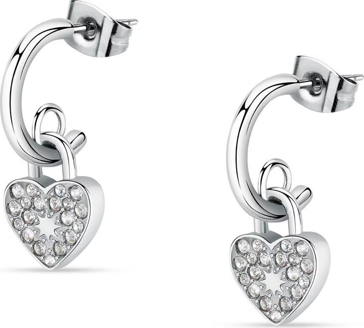 Produktbild Morellato Romantic steel earrings with Abbraccio SABG28 crystals