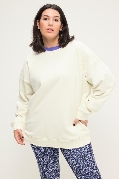 Produktbild Studio Untold Sweatshirt, oversized, Rücken-Embossing, Ballon-Langarm (42, 44)