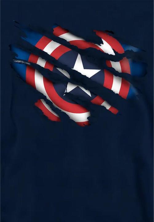 Produktbild Captain America Kapuzenpullover Zum Überziehen (128)