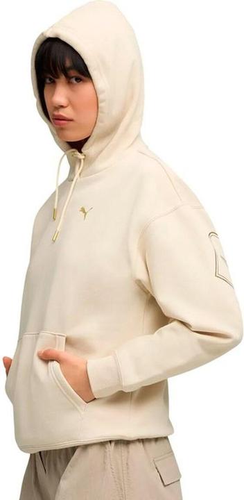 Produktbild Puma Damen Sweater mit Kapuze Maximal Metallic Beige (M)