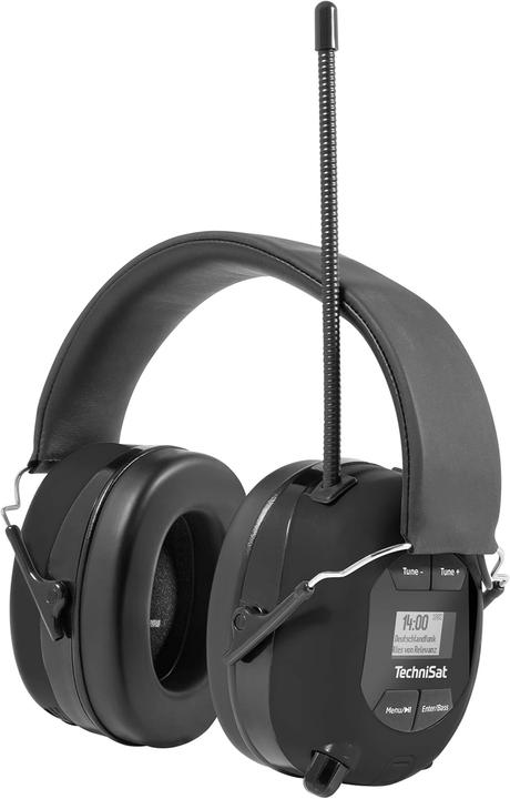 Image du produit TechniSat STEREOMAN DAB+ OD noir / écouteurs sans fil / IPX4 / microphone / BT 4.2 / écran LCD (Sans fil)