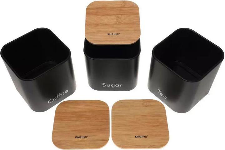 Produktbild Kinghoff King Hoff Bamboo Steel Bread Box (KH-1586 ) (Bräter + Schmortopf, Edelstahl)