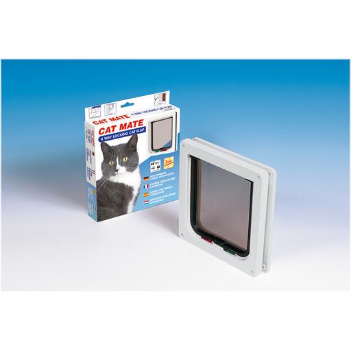 Thumbnail - Cat Mate 4-Wege Katzentüre (Magnetische Katzenklappe), Katzentüre + Katzennetz