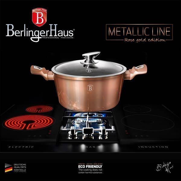 Produktbild BerlingerHaus Granite Pot Set Rose Gold Bh-6151 (Pfannenset + Topfset, Aluminium)