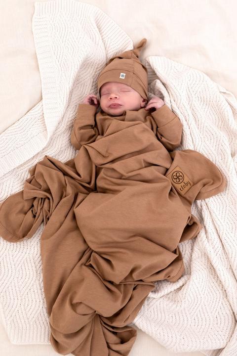 Actual product image Cloby Romper suit overall UPF + Coconut Brown (50, 51, 52, 53, 54, 55, 56)