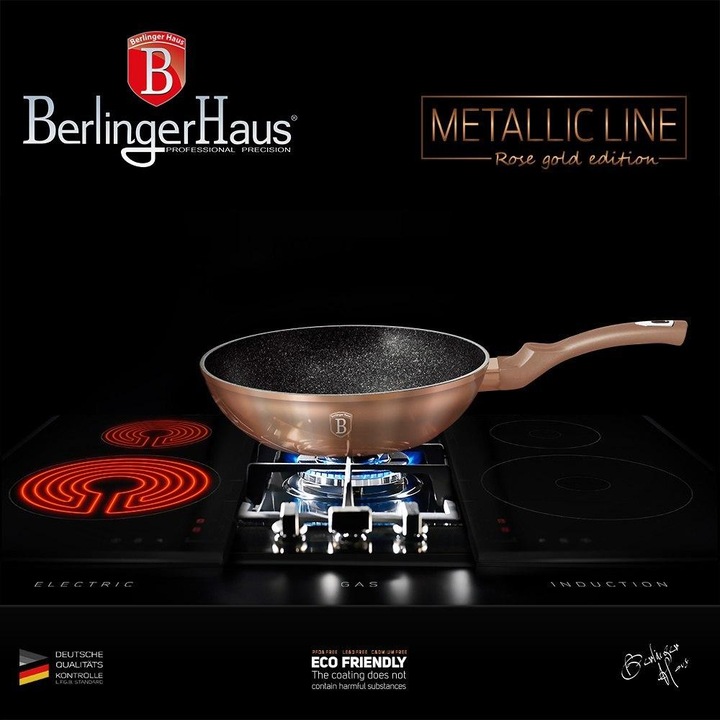 Productafbeelding BerlingerHaus Granite Pot Set (Kookpotten en pannenset, Aluminium)