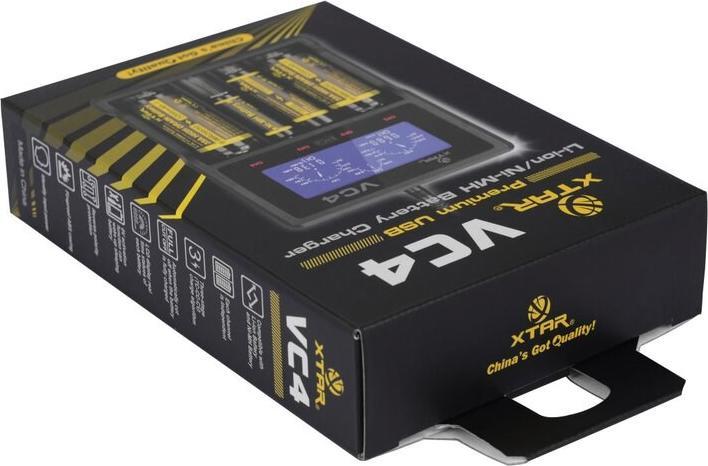 Image du produit Xtar VC4SL (1 pcs, 14500, 16340, 18500, 18650, 21700, 26650, AA, AAA, Batterie)