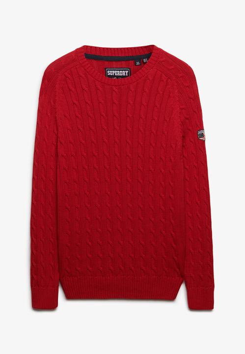 Produktbild Superdry Lässiger Damen-Pullover mit Zopfmuster (XS)