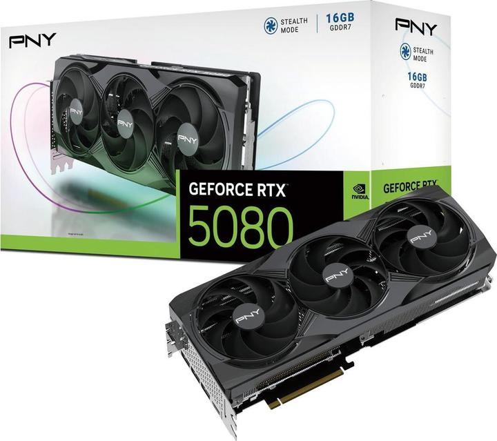 Produktbild PNY GeForce RTX 5080 (16 GB, GDDR7)