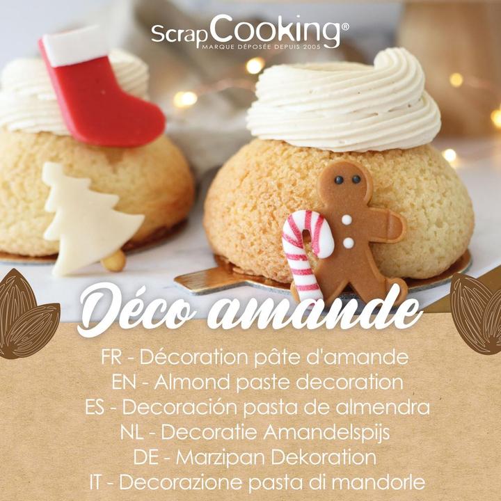 Actual product image ScrapCooking Marzipandekor Weihnachten gemischt (6 pcs.)