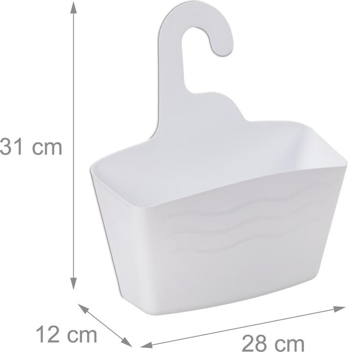 Actual product image Relaxdays shower basket